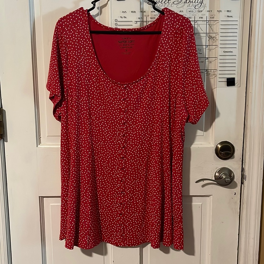 Polka dot top